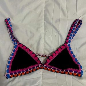 Crochet bikini top